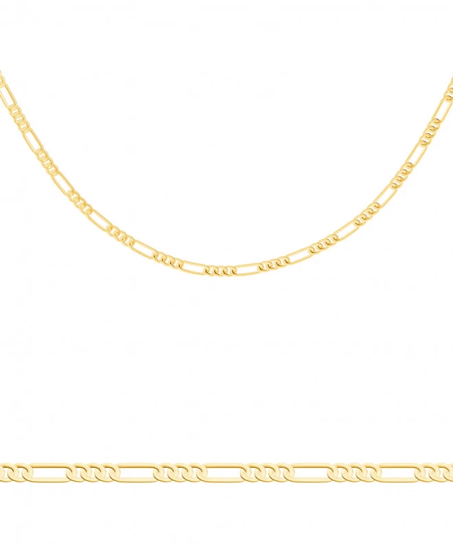 Bonore Hossz 45 cm, Szélesség 1 mm - Arany 585 - Típus Figaro lánc 146889