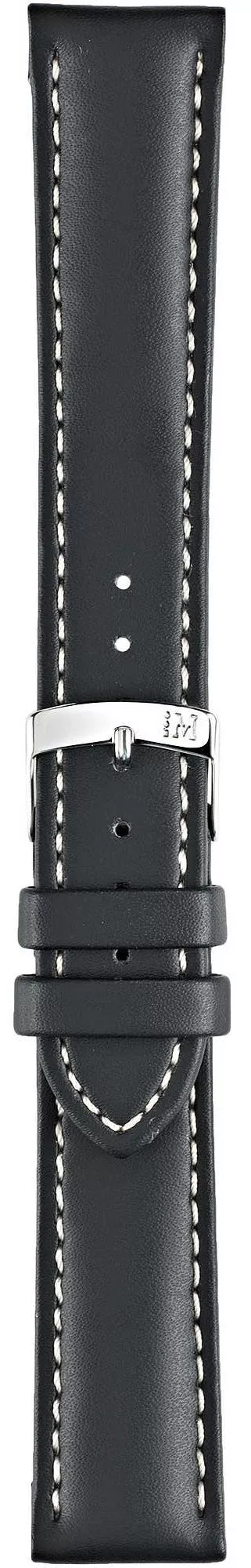 Morellato Castagno Grana Calf Black 18 mm Szíj A01U3687934019CR18