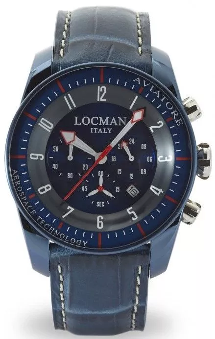 Locman Aviatore Férfi Karóra 0450BLBLFWRBPSB