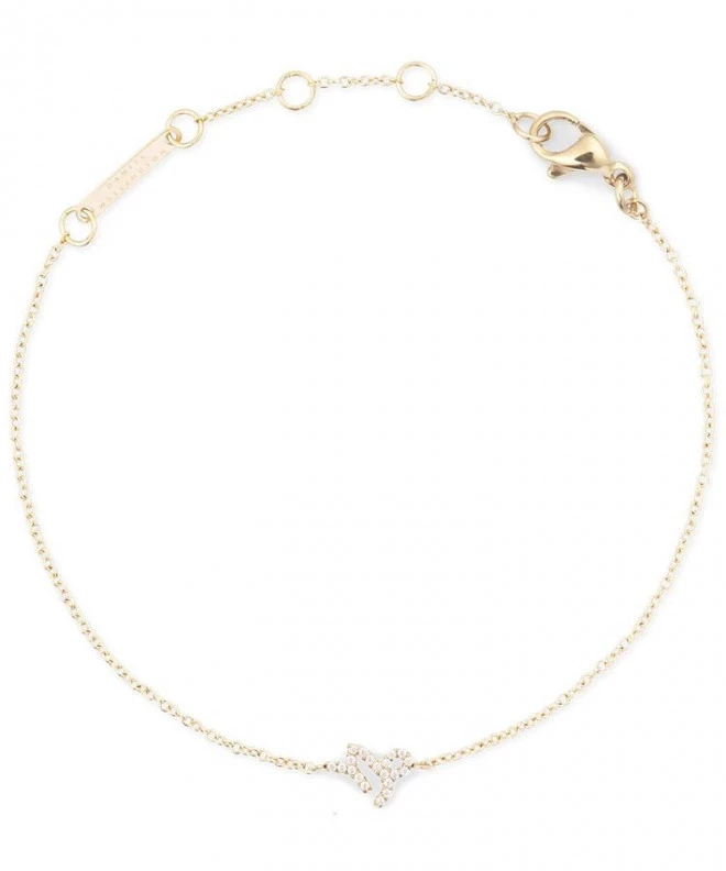 Daniel Wellington Crystal Zodiac Chain Gold Capricorn karkötő DW00400916