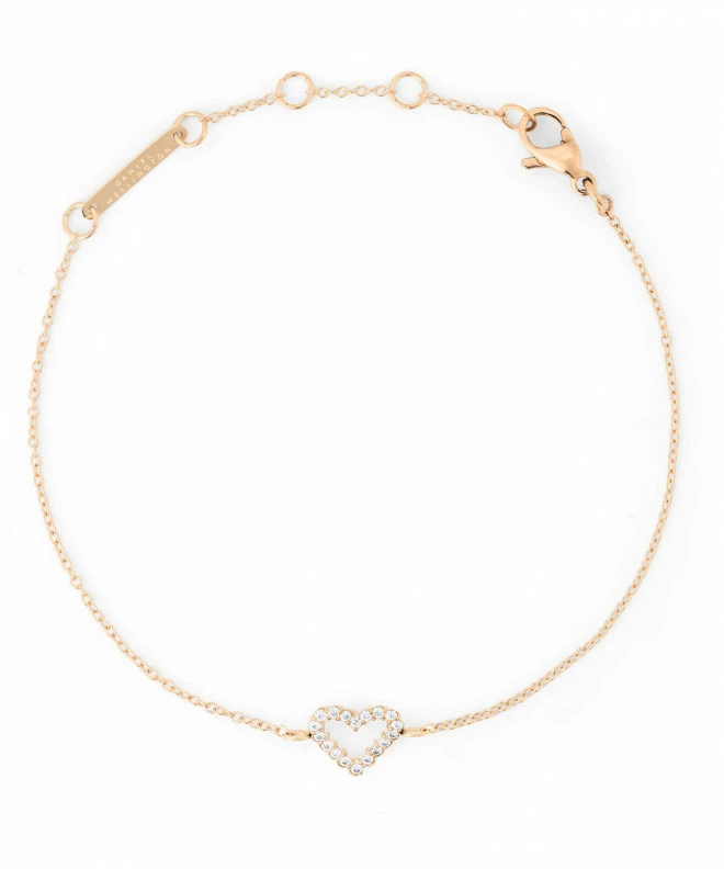 Daniel Wellington Mirelle Heart Rose Gold karkötő DW00401618