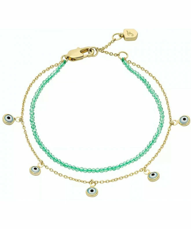 Fossil Sutton Evil Eye Brass Multi-Strand karkötő JA7284710