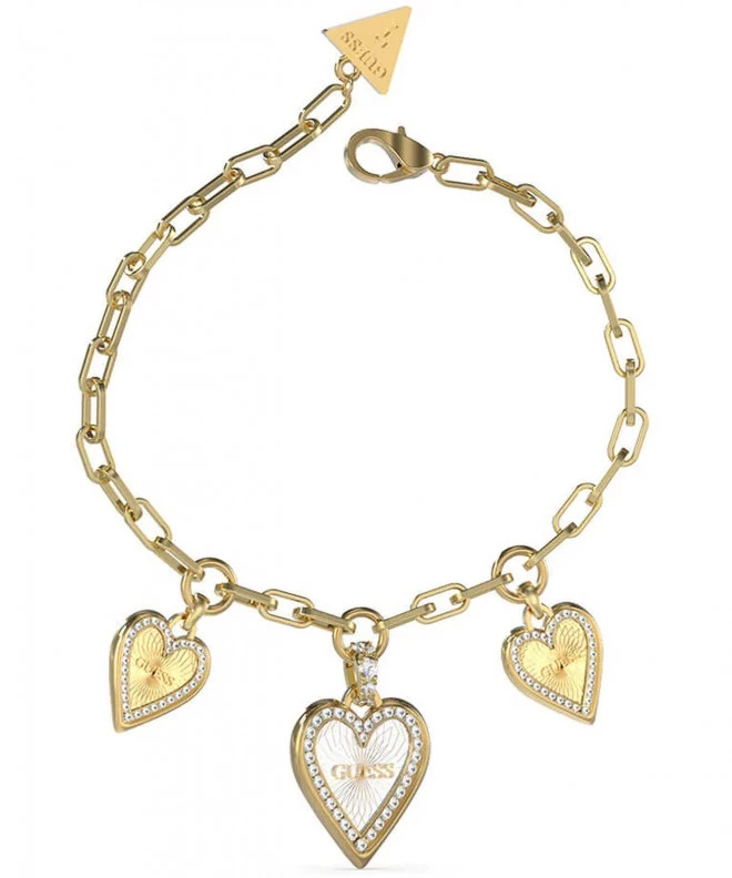 Guess Love Me Tender White Heart karkötő JUBB03235JWYGRHL