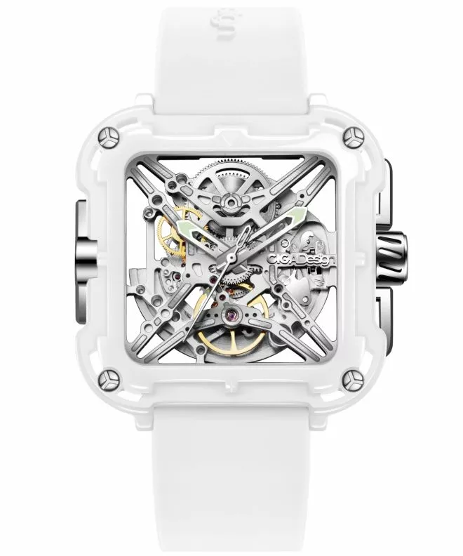 Ciga Design X Series Ceramic Skeleton női karóra X012-WS02-W5WH