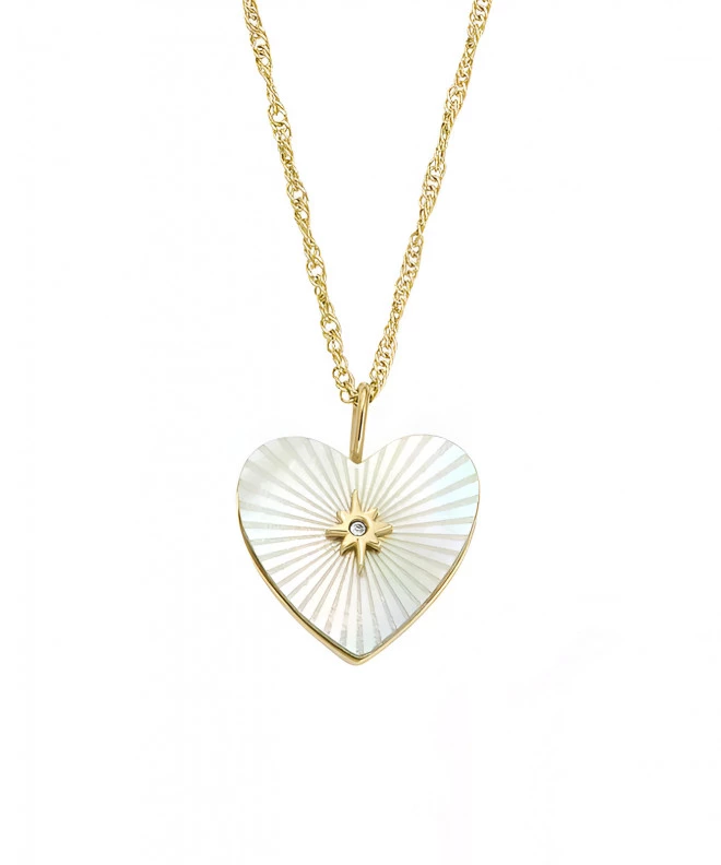 Fossil Radiant Love nyaklánc JF04731710