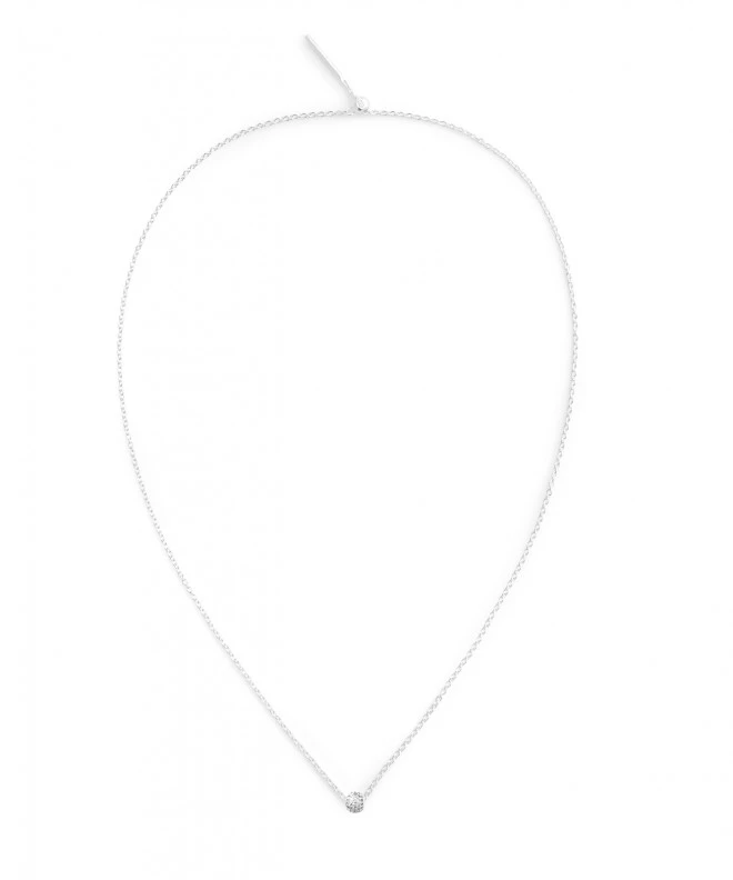 Daniel Wellington Pavé Orb White Crystal Charm Silver medál DW00401050
