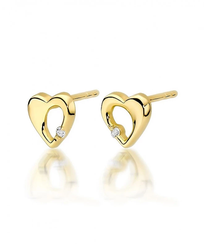 Bonore - Arany 585 - Gyémánt 0,0086 ct fülbevalók 128614