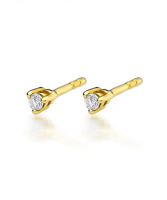 Bonore - Arany 585 - Gyémánt 0,04 ct fülbevalók 128629