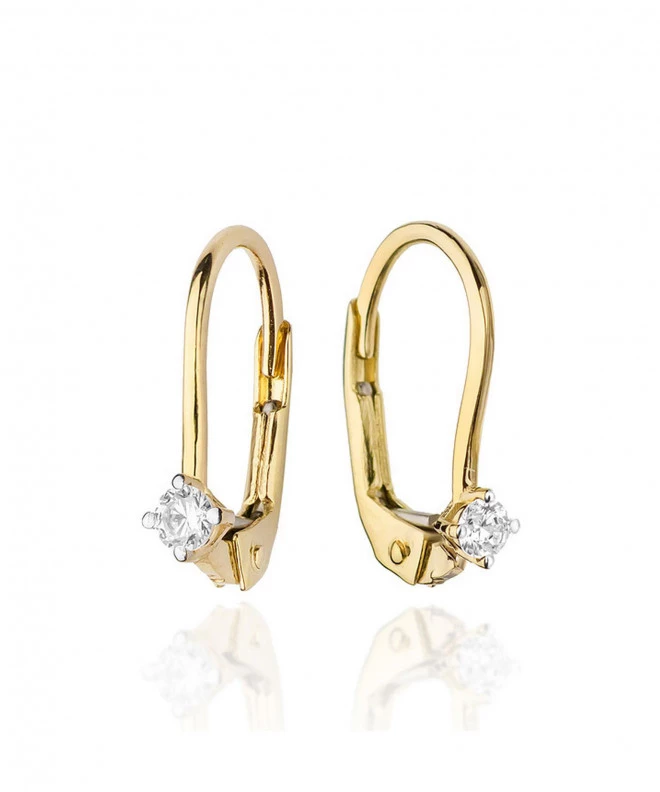 Bonore - Arany 585 - Gyémánt 0,04 ct fülbevalók 128647