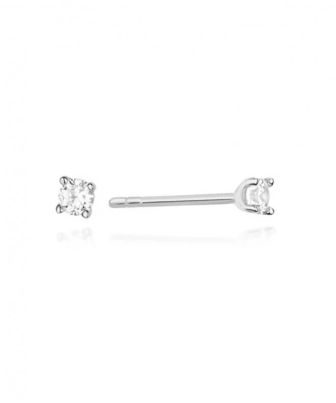 Bonore - Fehér Arany 585 - Gyémánt 0,04 ct fülbevalók 128775