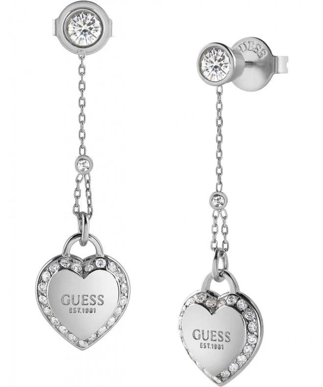Guess Fine Heart Fülbevalók JUBE01425JWRHT-U