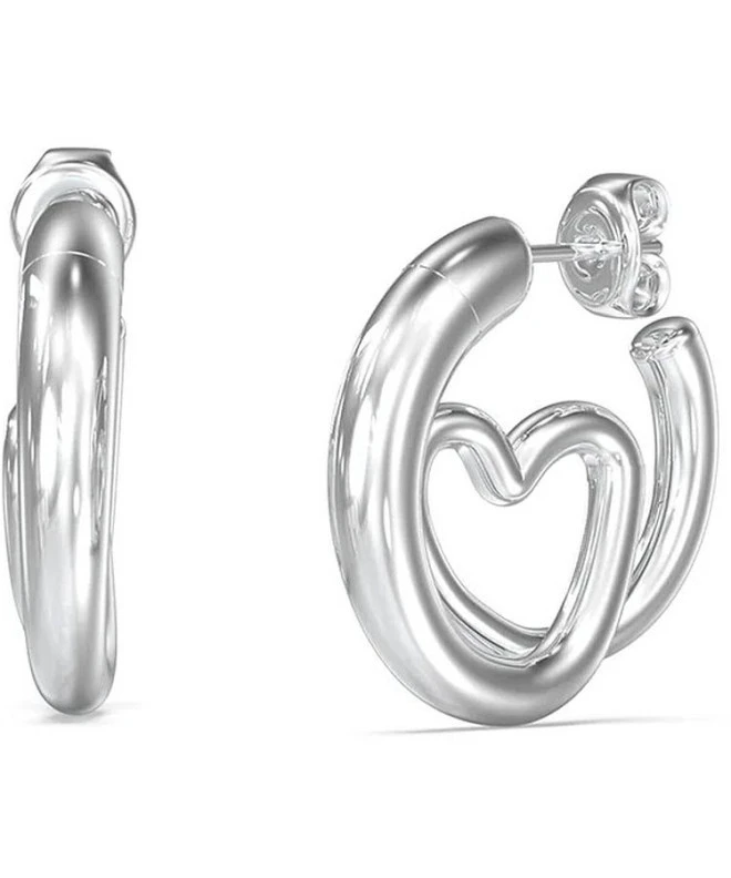 Guess Iconique Silver fülbevalók JUBE05529JWRHT-U