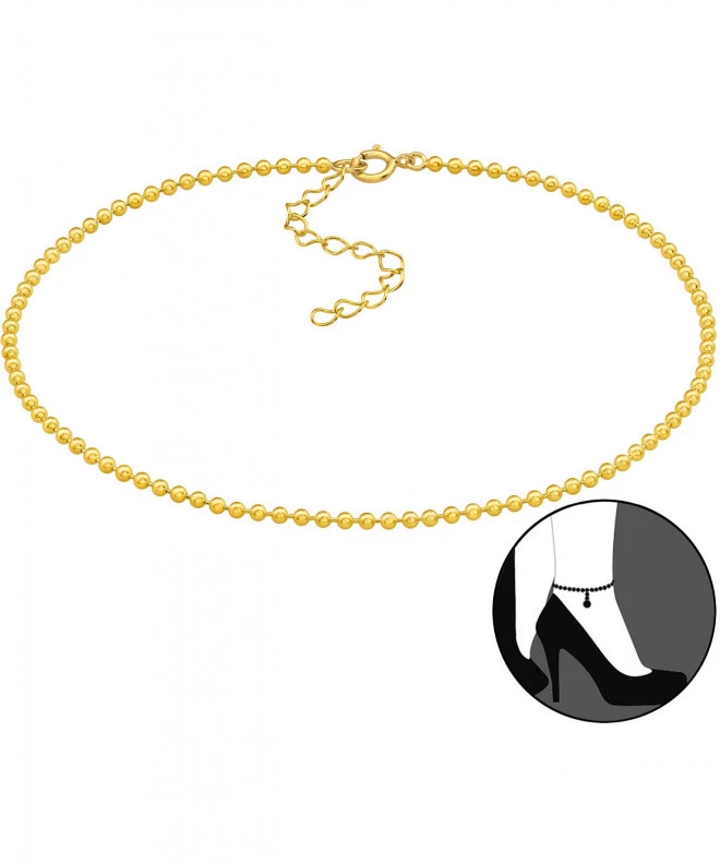 Bonore Hossz 26 cm, Szélesség 1.8 mm - Aranyozott Ezüst 925 lánc 168080