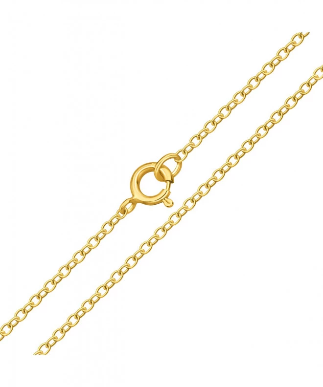 Bonore Hossz 38 cm, Szélesség 1 mm - Aranyozott Ezüst 925 lánc 168118