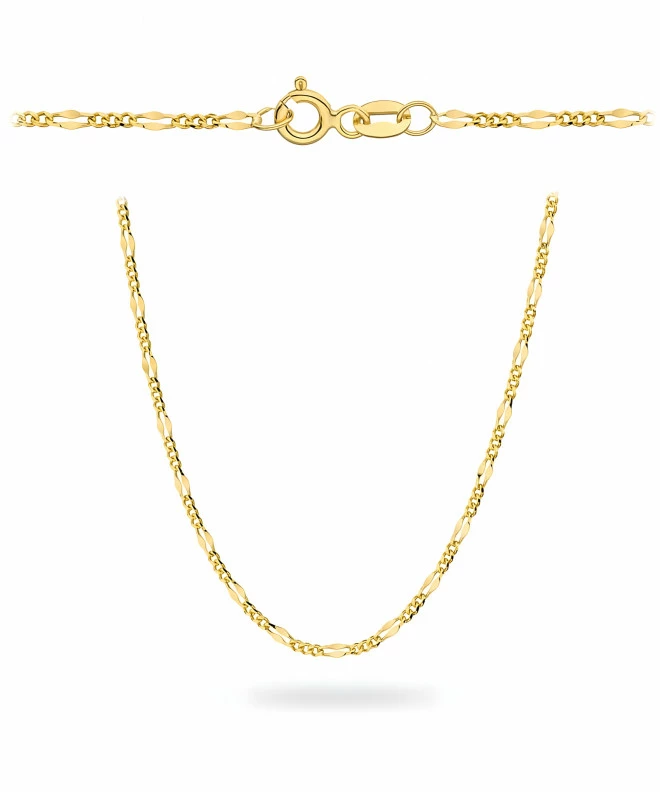 Bonore Hossz 55 cm, Szélesség 1 mm - Arany 585 - Típus Figaro, Gucci lánc 147655