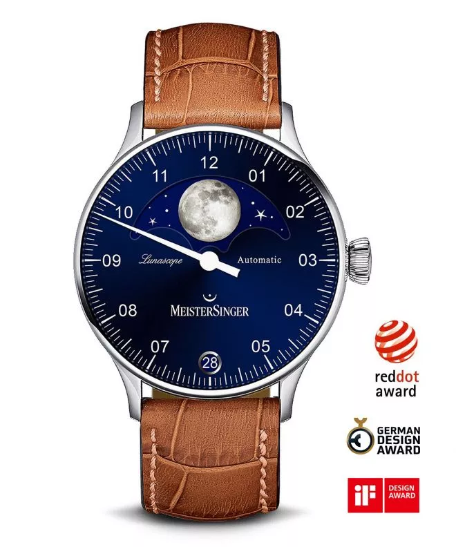 Meistersinger Lunascope Automatic Férfi Karóra LS908_SG03