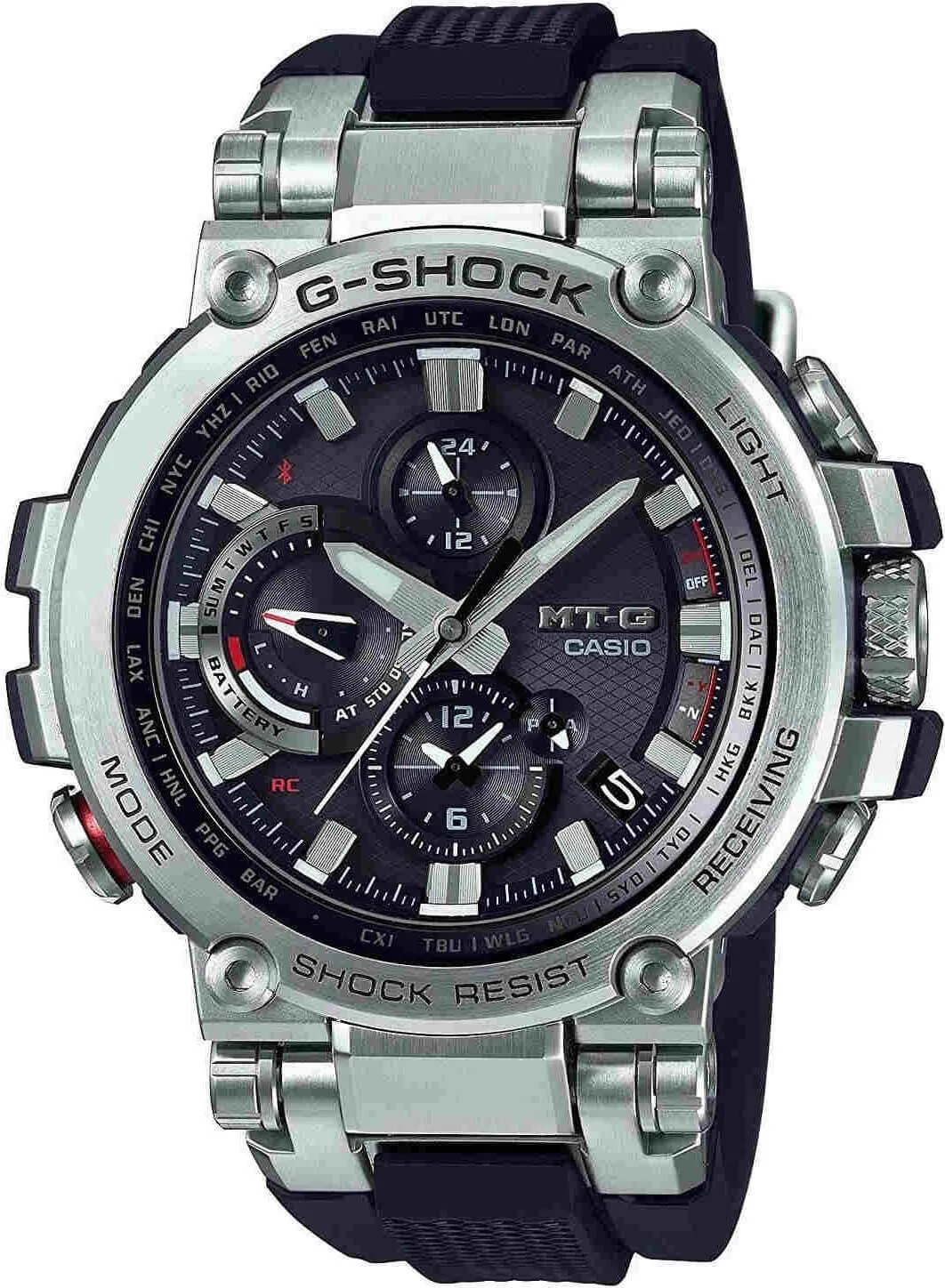 G-SHOCK Exclusive Metal Twisted G 2-Way Sync férfi karóra MTG-B1000-1AER