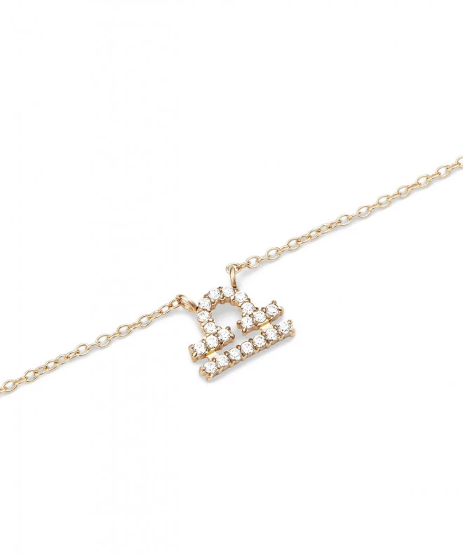 Daniel Wellington Crystal Zodiac Chain Gold Libra nyaklánc DW00400925