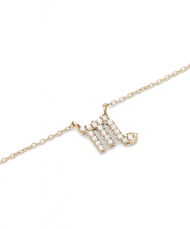 Daniel Wellington Crystal Zodiac Chain Gold Scorpio nyaklánc DW00400926