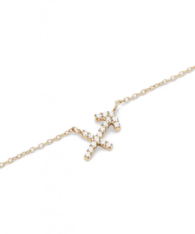 Daniel Wellington Crystal Zodiac Chain Gold Sagittarius nyaklánc DW00400927