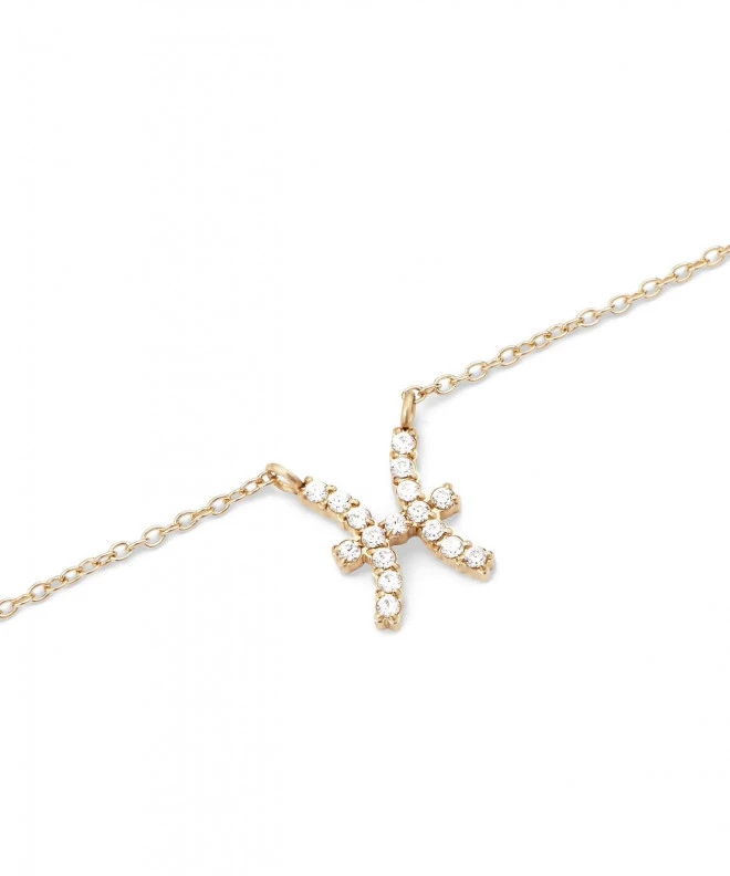 Daniel Wellington Crystal Zodiac Chain Gold Pisces nyaklánc DW00400930