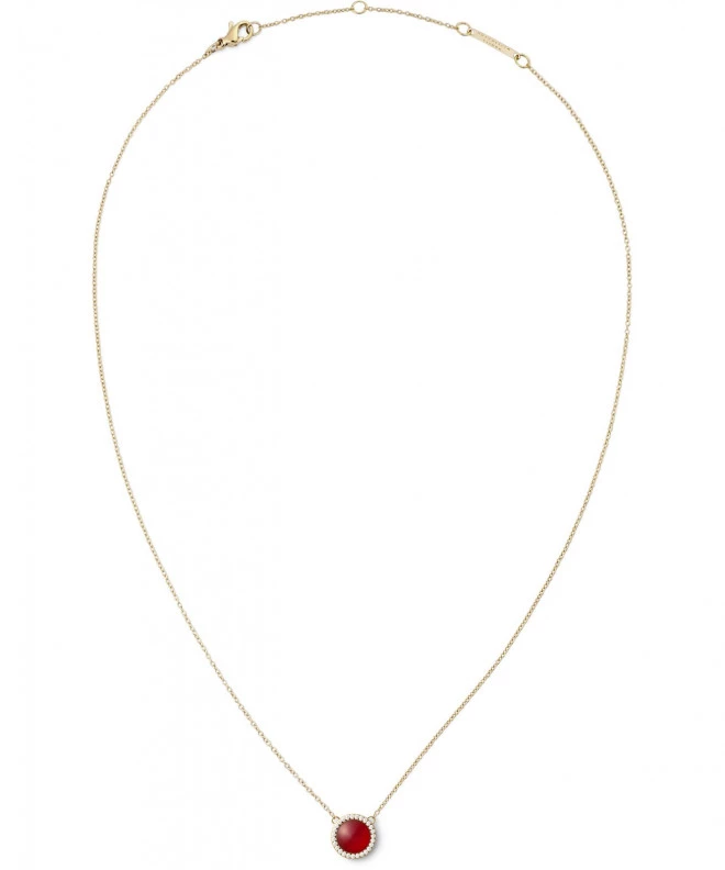 Daniel Wellington Audrey Red Agathe Gold nyaklánc DW00401440