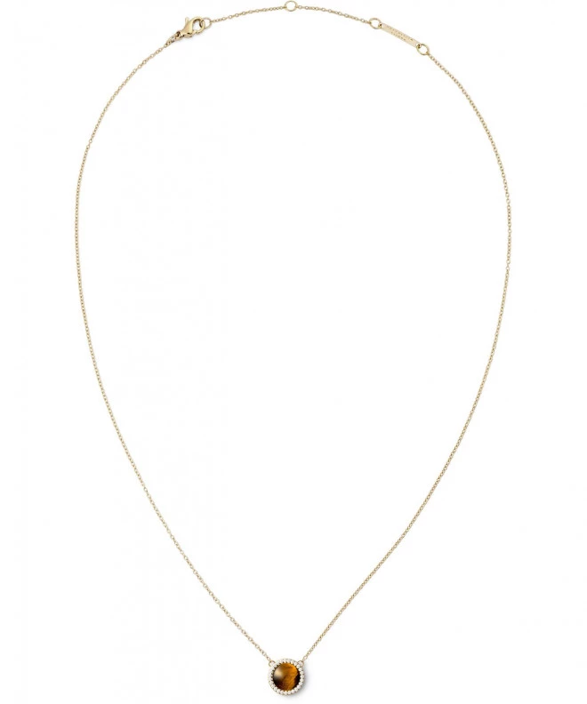 Daniel Wellington Audrey Tiger Eye Gold nyaklánc DW00401445