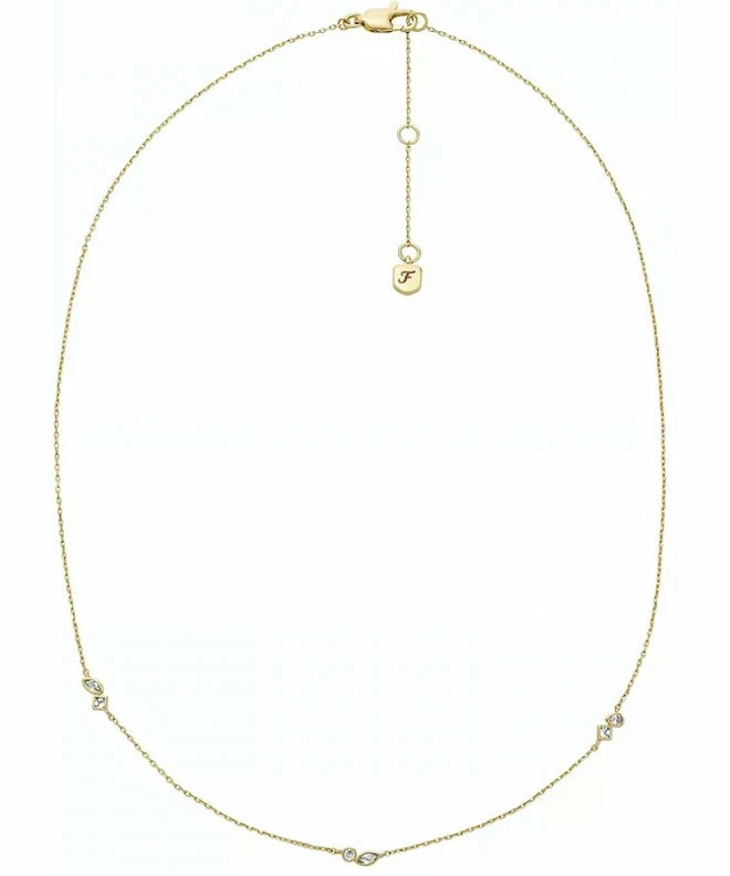 Fossil Ellis Toi Et Moi Gold-Tone nyaklánc JA7287710