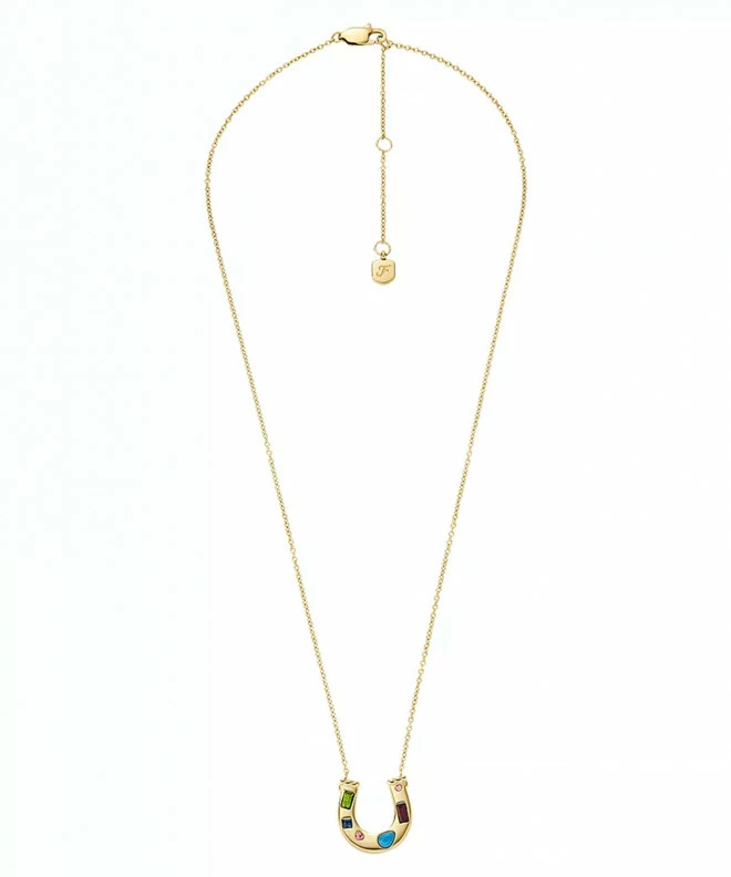 Fossil Sutton The Good Luck Gold-Tone nyaklánc JF04903710
