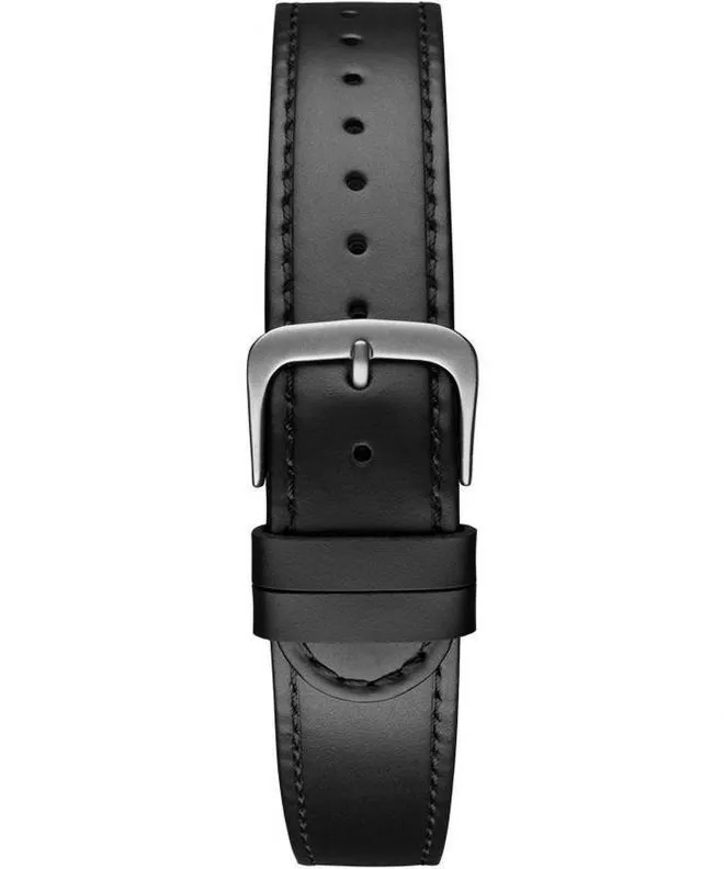 Meller Black Grey Leather 20 mm Szíj GST-1BLACK