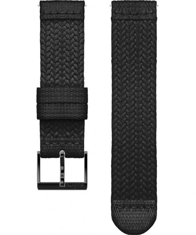 Suunto Athletic 5 Braided Textile Strap Black Black Size S Szíj SS050374000