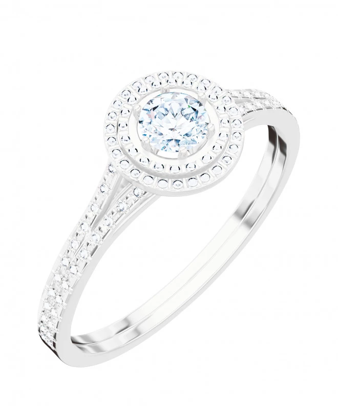 Bonore - Fehér Arany 585 - Gyémánt 0,4 ct gyűrű 105793