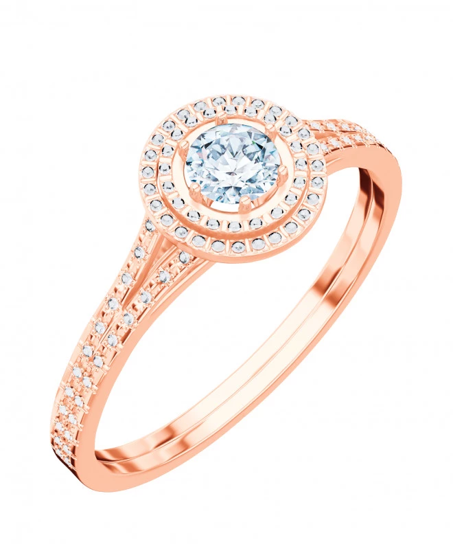 Bonore - Rózsaszín Arany 585 - Gyémánt 0,4 ct gyűrű 102707