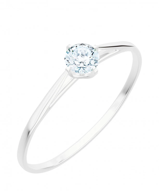Bonore - Fehér Arany 585 - Gyémánt 0,4 ct gyűrű 105789