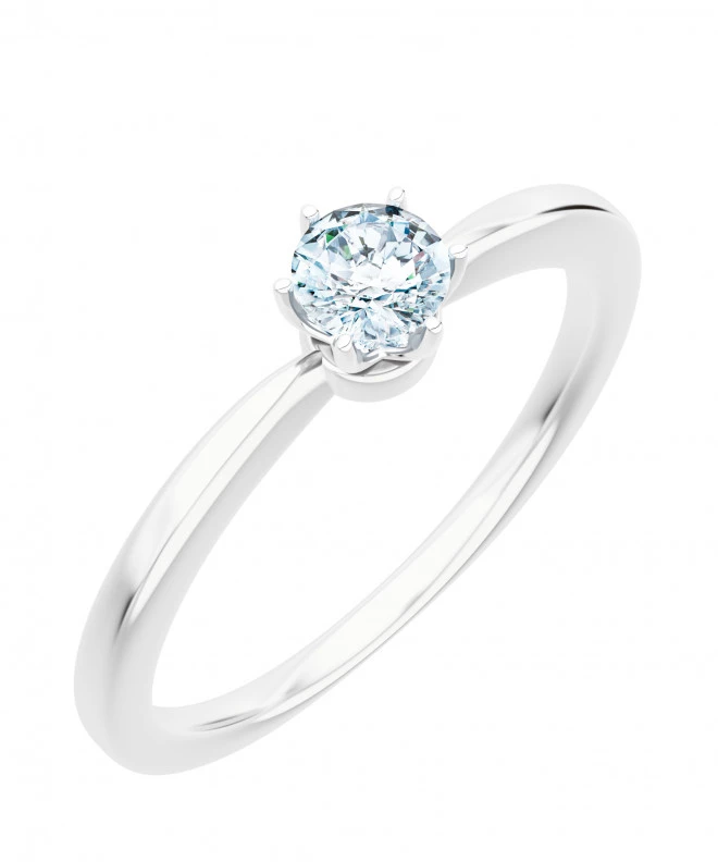 Bonore - Fehér Arany 585 - Gyémánt 0,4 ct gyűrű 116213