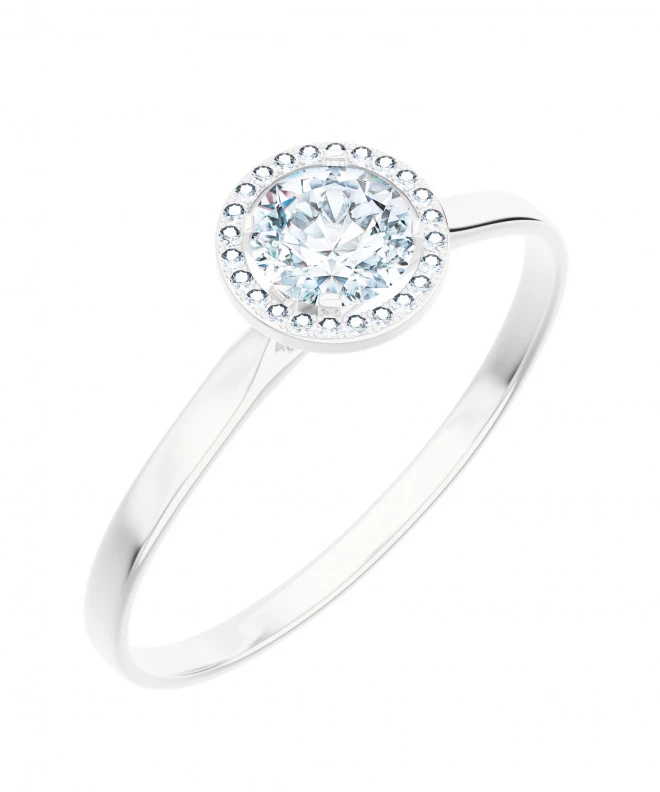 Bonore - Fehér Arany 585 - Gyémánt 0,7 ct gyűrű 105795