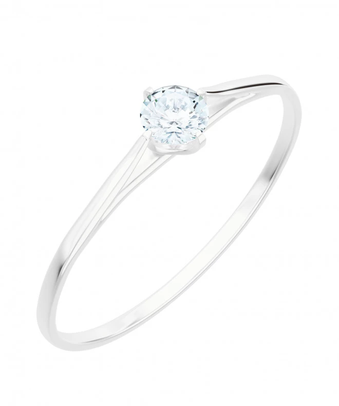 Bonore - Fehér Arany 585 - Gyémánt 0,5 ct gyűrű 117240