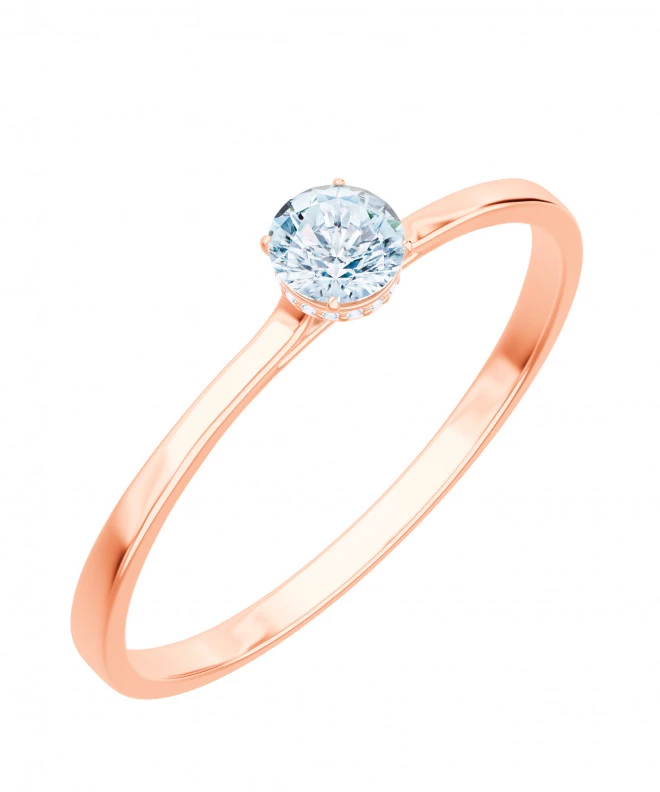 Bonore - Rózsaszín Arany 585 - Gyémánt 0,5 ct gyűrű 102704
