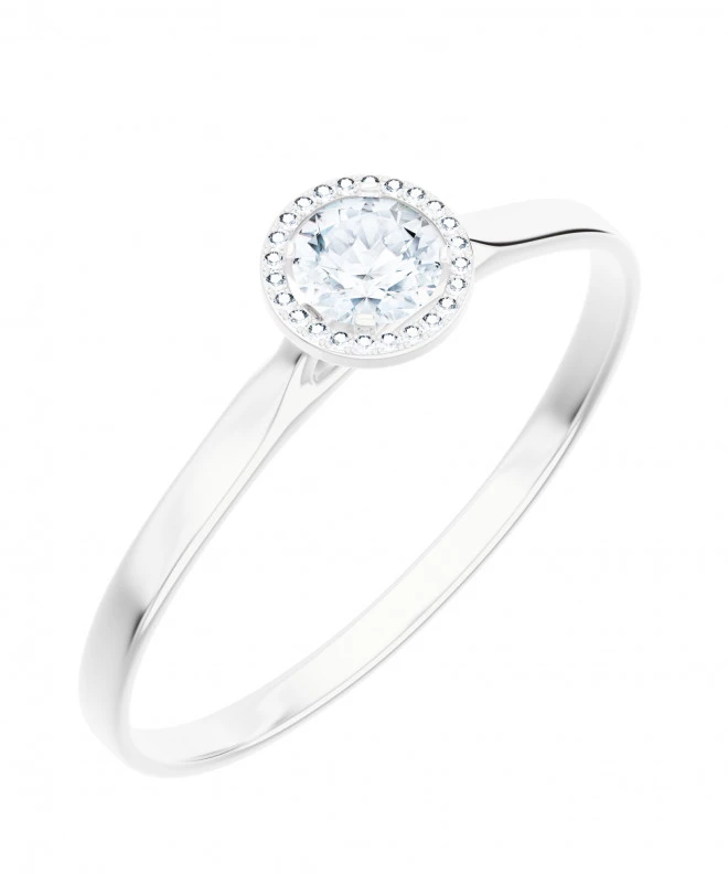 Bonore - Fehér Arany 585 - Gyémánt 0,4 ct gyűrű 118276