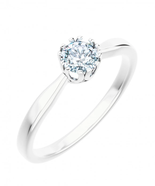 Bonore - Fehér Arany 585 - Gyémánt 0,7 ct gyűrű 118261