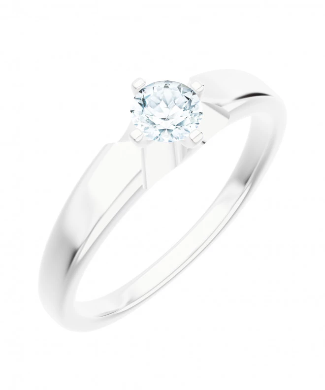 Bonore - Fehér Arany 585 - Gyémánt 0,5 ct gyűrű 117242