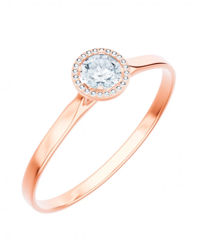 Bonore - Rózsaszín Arany 585 - Gyémánt 0,4 ct gyűrű 104750
