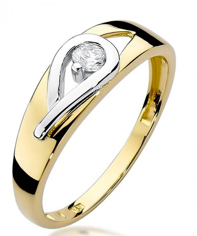 Bonore - Arany 585 - Gyémánt 0,12 ct gyűrű 85160