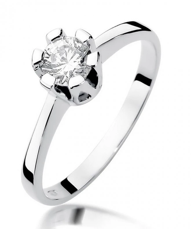 Bonore - Fehér Arany 585 - Gyémánt 0,7 ct gyűrű 117253