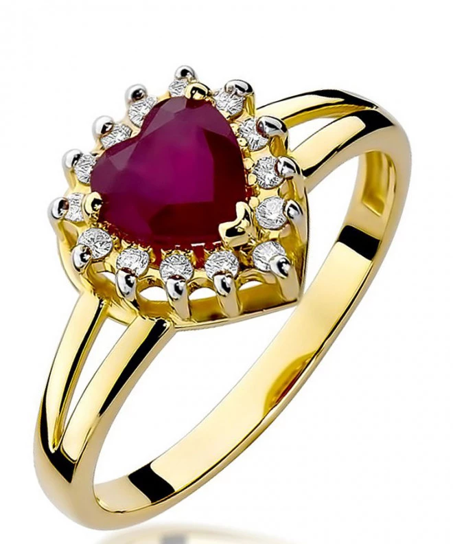 Bonore - Arany 585 - Rubin 1,1 ct gyűrű 95450