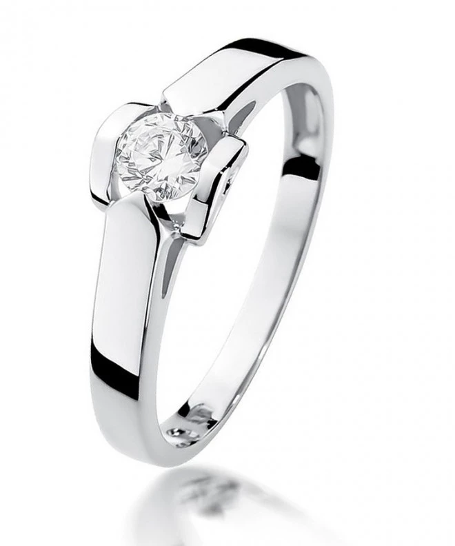 Bonore - Fehér Arany 585 - Gyémánt 0,3 ct gyűrű 115113