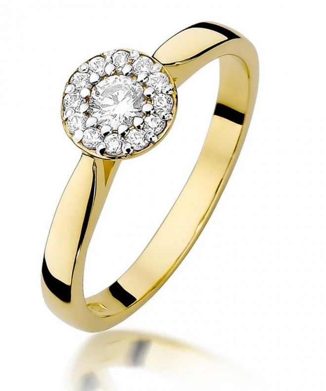 Bonore - Arany 585 - Gyémánt 0,12 ct gyűrű 88229