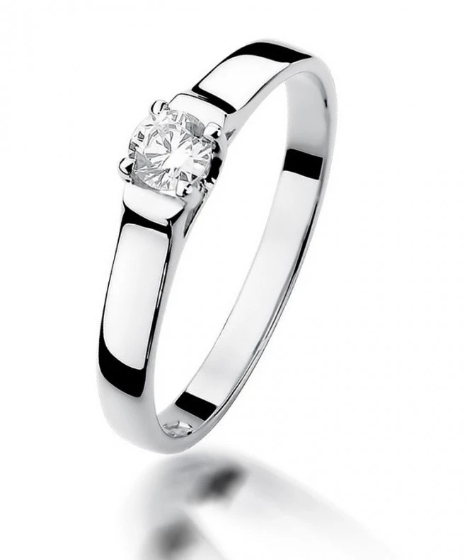 Bonore - Fehér Arany 585 - Gyémánt 0,18 ct gyűrű 113044