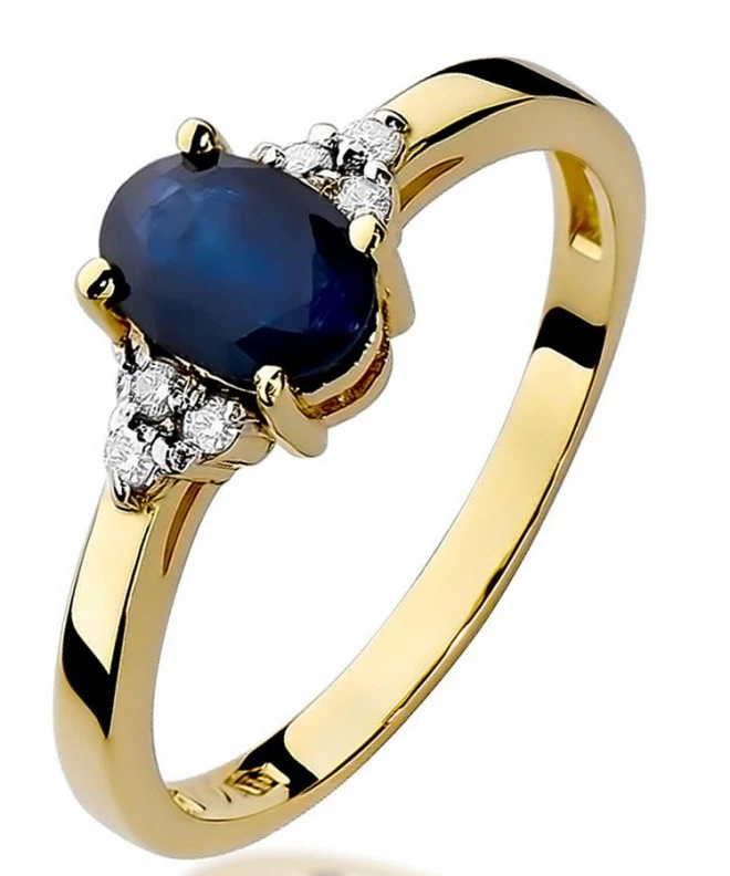 Bonore - Arany 585 - Zafír 0,9 ct gyűrű 97494