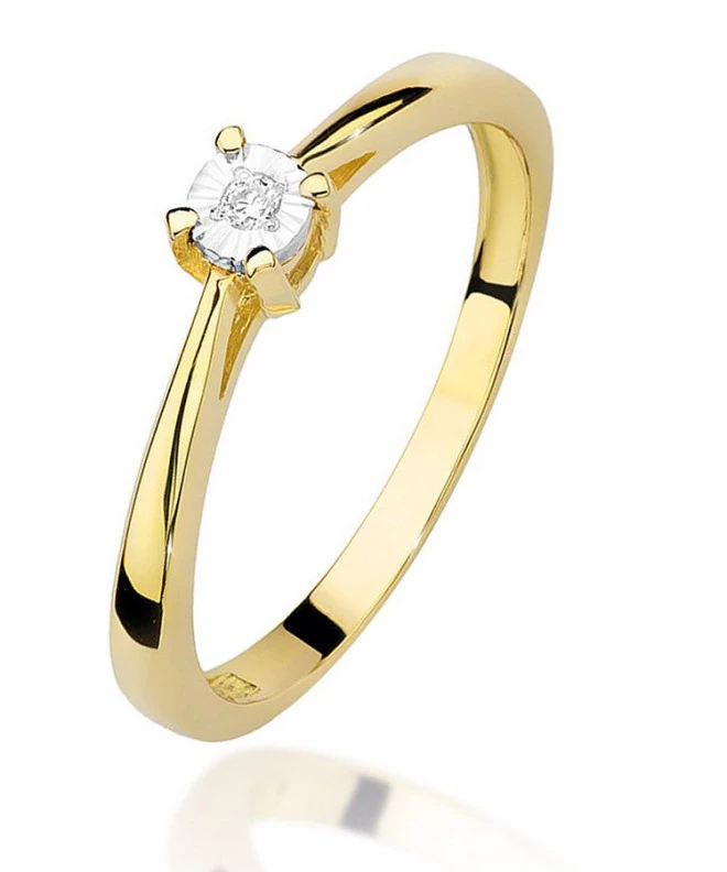 Bonore - Arany 585 - Gyémánt 0,02 ct gyűrű 82057